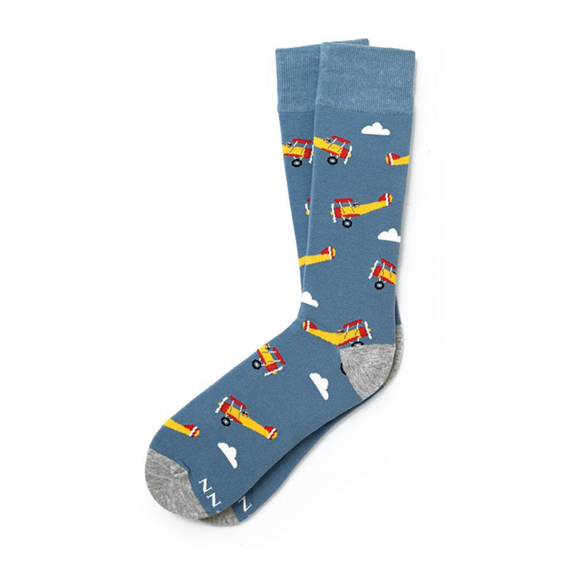Just Plane Crazy Socks