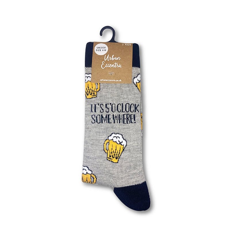 It's 5 O'Clock Somewhere Beer Socks