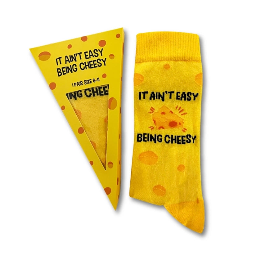 It Ain't Easy Being Cheesy Gift Socks