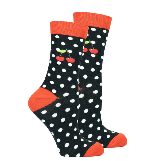 Cherry Dot socks