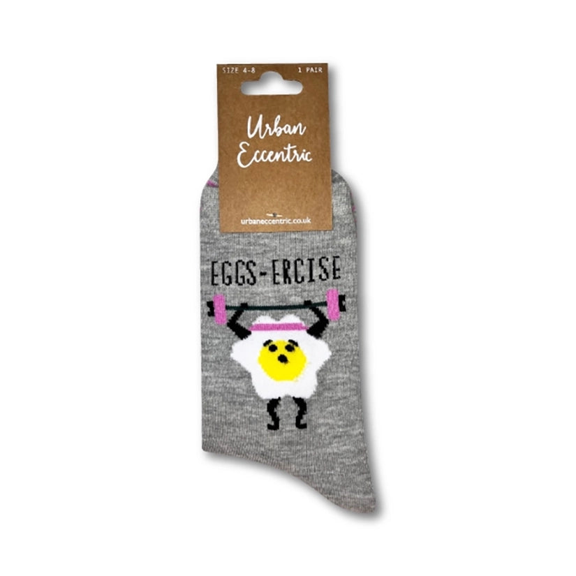 Eggs-ercise Socks