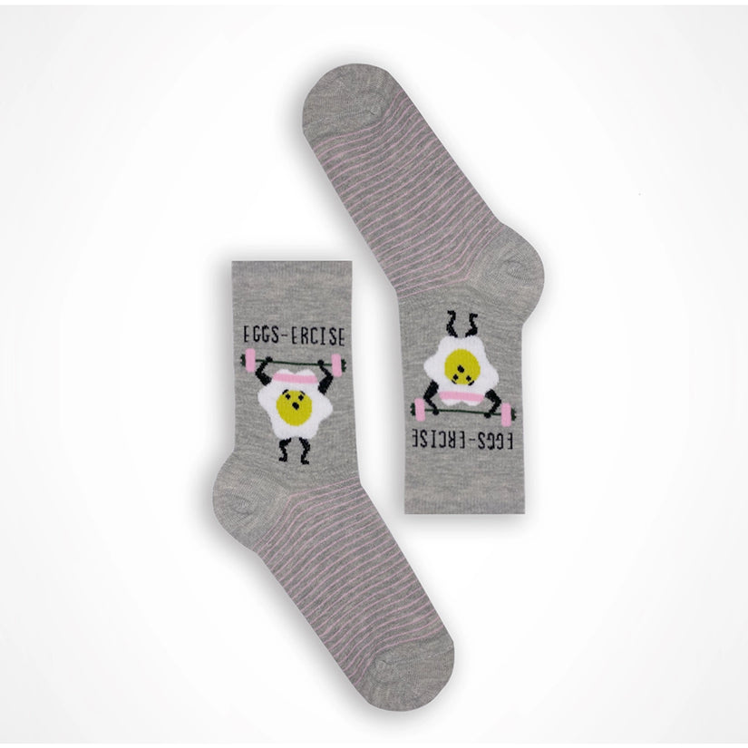 Eggs-ercise Socks