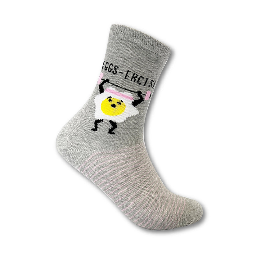 Eggs-ercise Socks