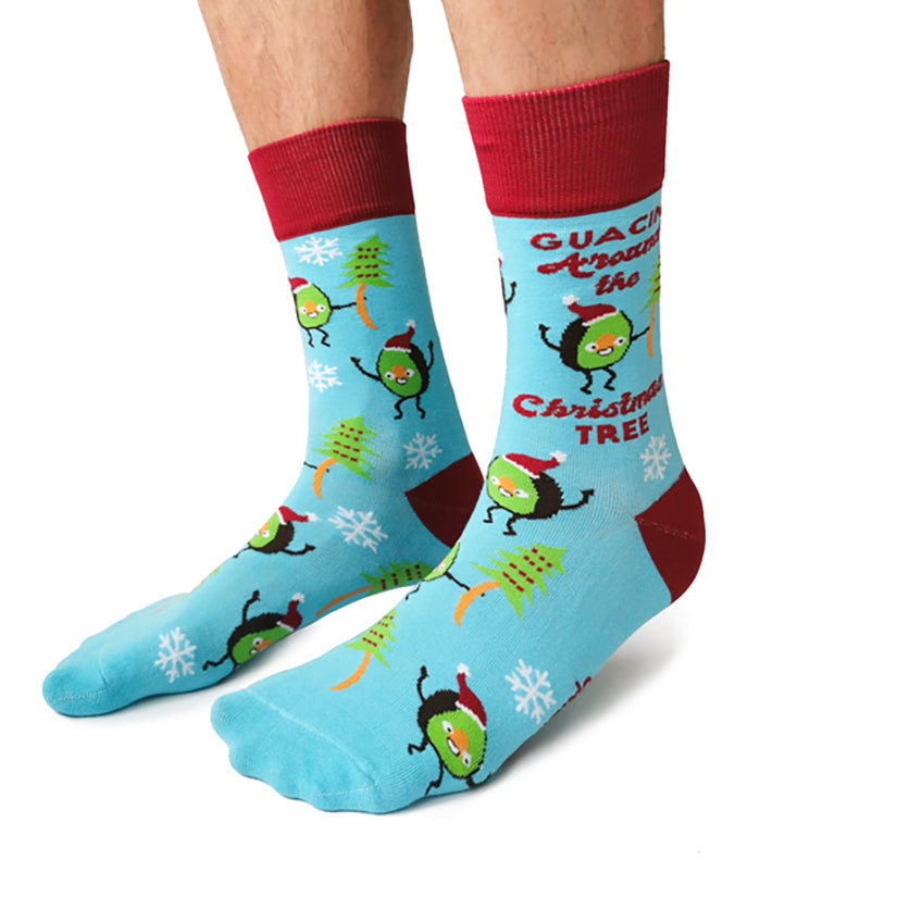 Guacmas Tree Christmas Socks - For Him