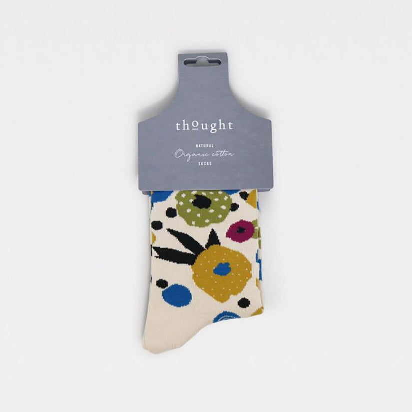 Viola Abstract Paintbrush Socks