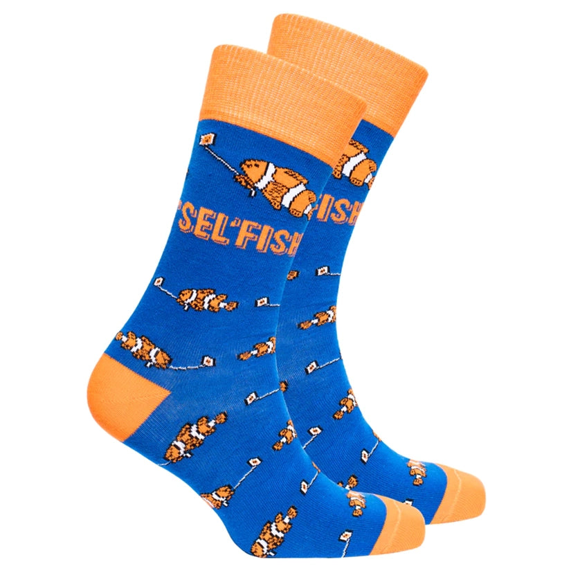 Sel'fish' socks